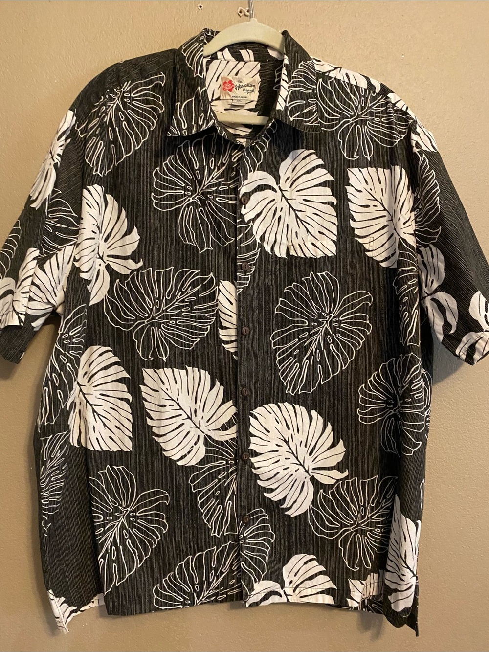 Hilo Hattie Men's Hawaiian Tropical Print Short-Sleeve Shirt Size 3X Vintage